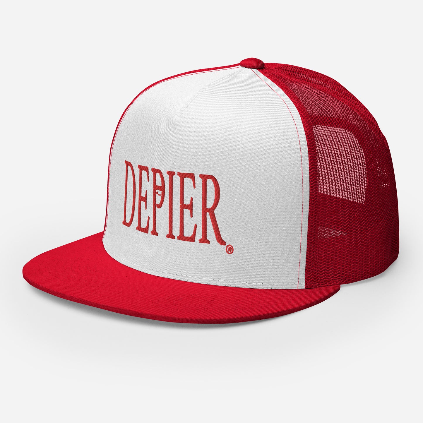 Depier Smile Red Trucker Cap