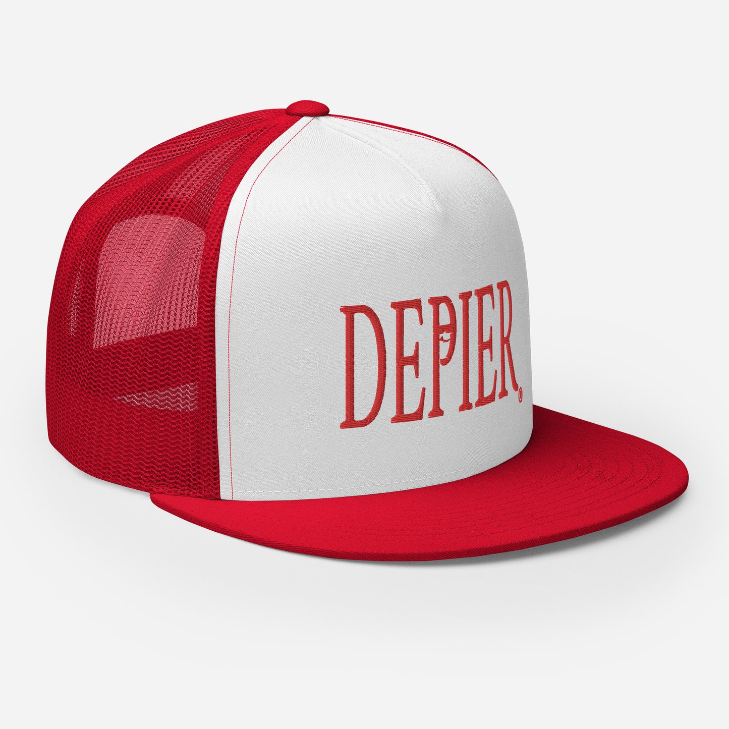 Depier Smile Red Trucker Cap