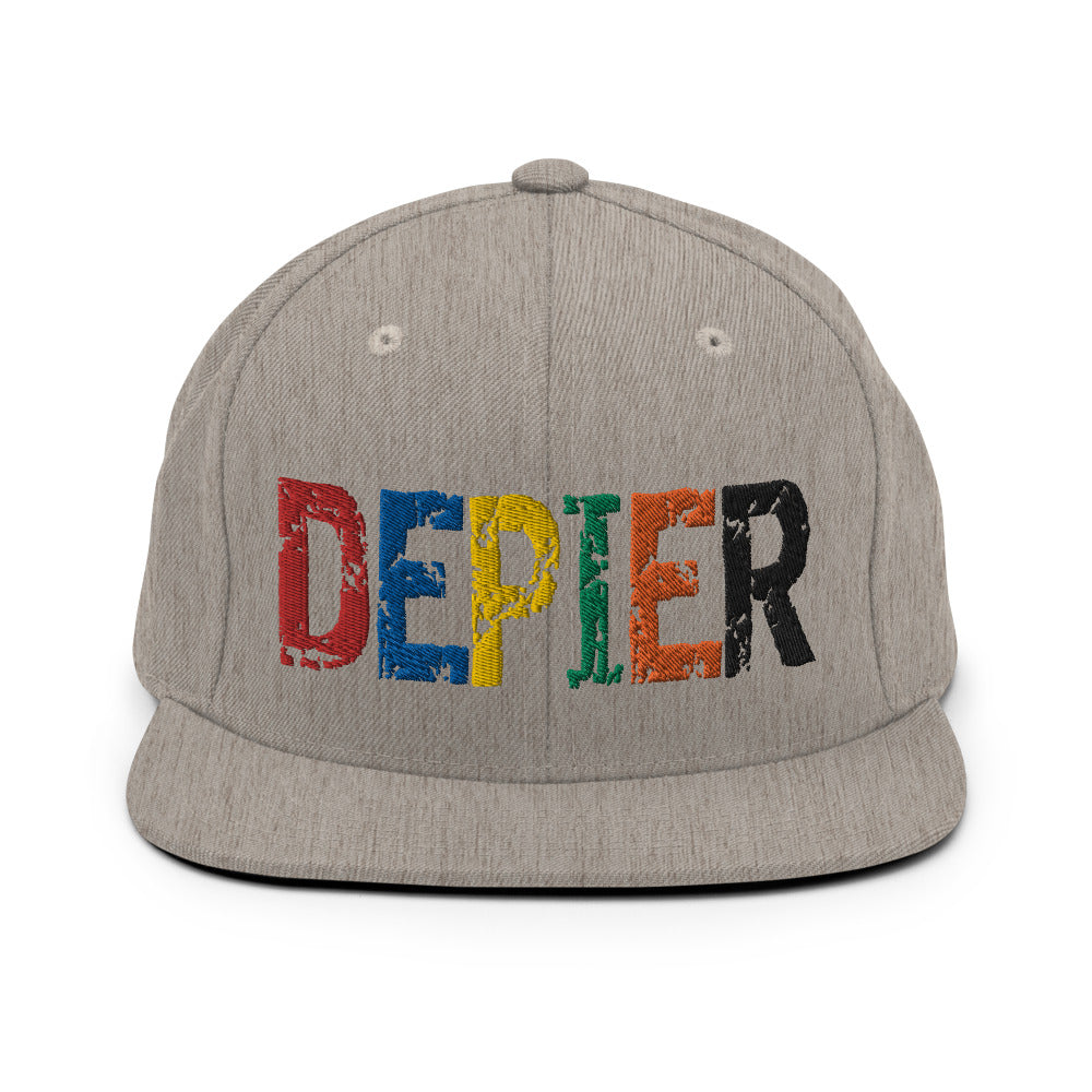 Depier Colors Snapback Hat GRY