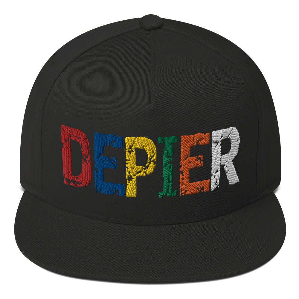 Depier Colors Flat Bill Cap BLK