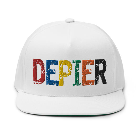 Depier Colors Flat Bill Cap WHT