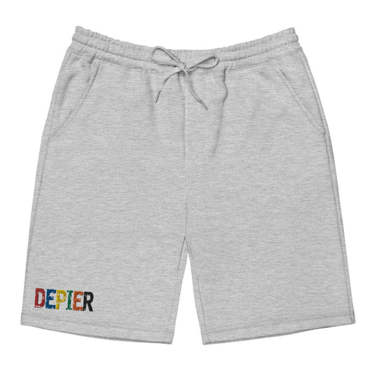 Depier Colors Men's fleece shorts GRY