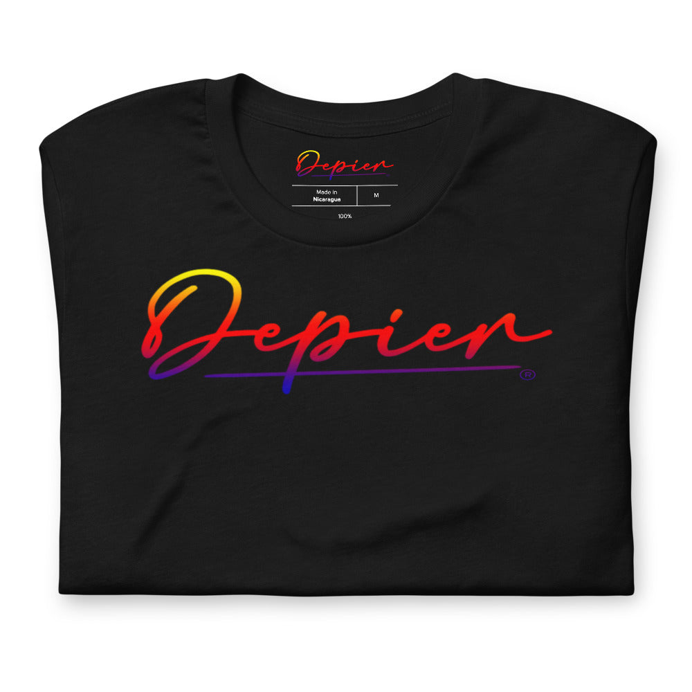 Depier Classic Logo- Multi Short-Sleeve Unisex T-Shirt