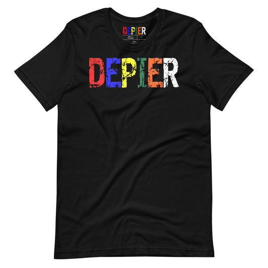 Depier Colors Short-sleeve unisex t-shirt BLK