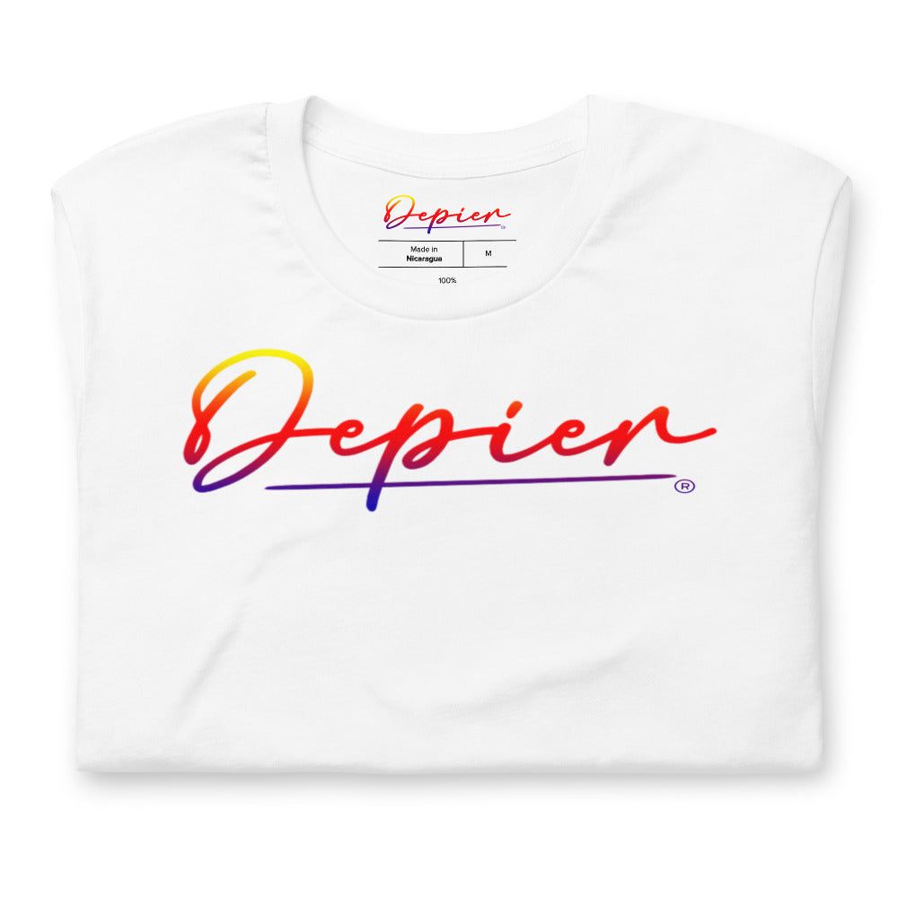 Depier Classic Logo- Multi Short-Sleeve Unisex T-Shirt