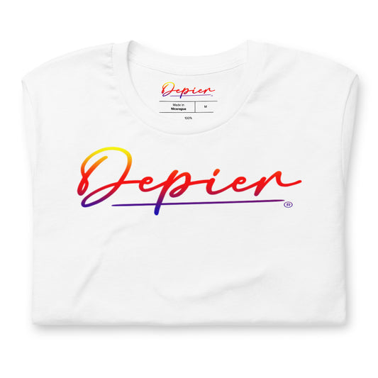 Depier Classic Logo- Multi Short-Sleeve Unisex T-Shirt