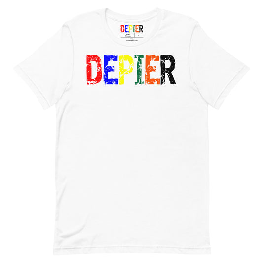 Depier Colors Short-sleeve unisex t-shirt WHT